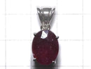 [Video][One of a kind] High Quality Ruby AAA- Faceted Pendant Silver925 NO.8