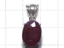 [Video][One of a kind] High Quality Ruby AAA- Faceted Pendant Silver925 NO.10
