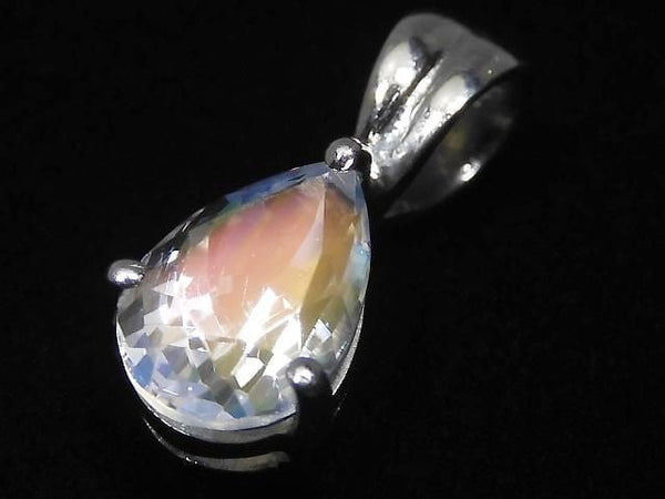 [Video][One of a kind] High Quality Andesine Labradorite Pendant Silver925 NO.61