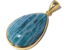 [Video][One of a kind] Amazonite AAA- Pendant 18KGP NO.243