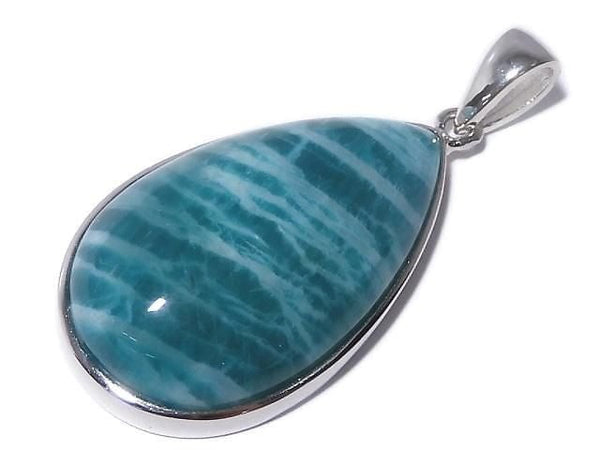 [Video][One of a kind] Amazonite AAA- Pendant Silver925 NO.249