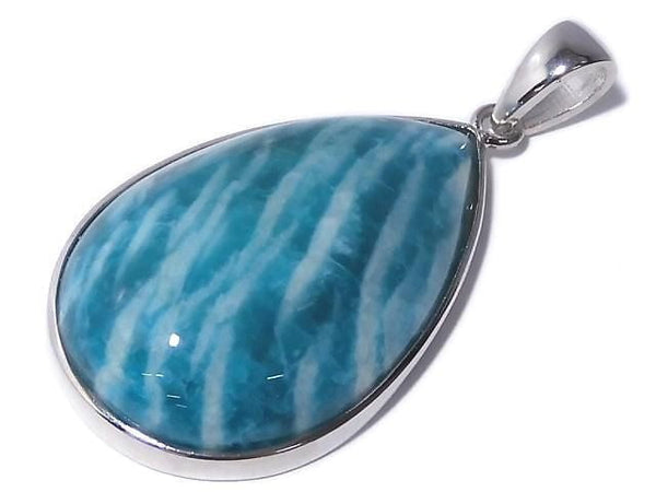 [Video][One of a kind] Amazonite AAA- Pendant Silver925 NO.250