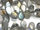[Video]High Quality Labradorite AA++ Pear shape (Smooth) 1strand beads (aprx.7inch/18cm)