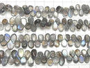 [Video]High Quality Labradorite AA++ Pear shape (Smooth) 1strand beads (aprx.7inch/18cm)