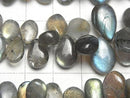 [Video]High Quality Labradorite AA++ Pear shape (Smooth) half or 1strand beads (aprx.7inch/18cm)