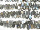 [Video]High Quality Labradorite AA++ Pear shape (Smooth) half or 1strand beads (aprx.7inch/18cm)