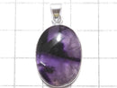 [Video][One of a kind] Trapiche Amethyst Pendant Silver925 NO.74
