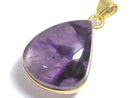 [Video][One of a kind] Trapiche Amethyst Pendant 18KGP NO.76