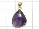 [Video][One of a kind] Trapiche Amethyst Pendant 18KGP NO.76
