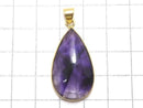 [Video][One of a kind] Trapiche Amethyst Pendant 18KGP NO.80