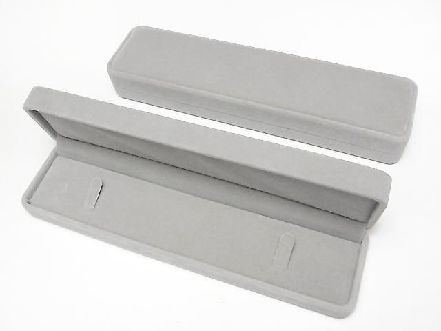 [Video] Jewelry Case for Necklace [Grey] 1 Box