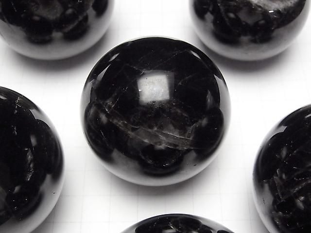 [Video]Morion Crystal Quartz AA+ Sphere, Round 48-55mm 1pc