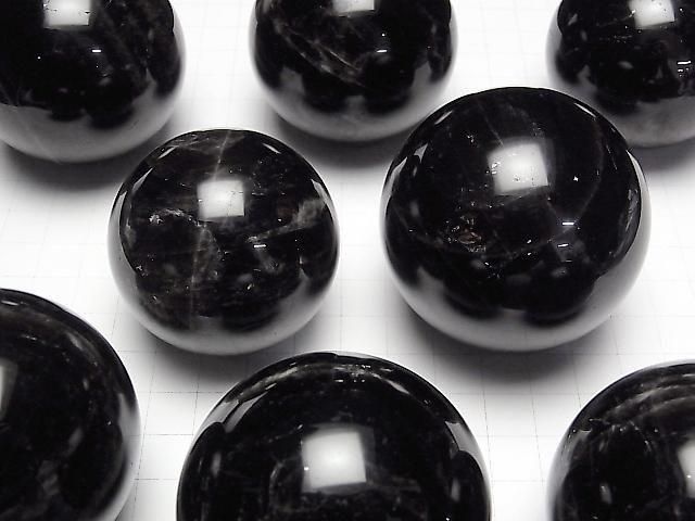 [Video]Morion Crystal Quartz AA+ Sphere, Round 48-55mm 1pc