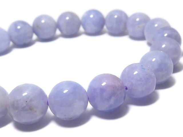 [Video][One of a kind] Hackmanite Round 9mm Bracelet NO.130