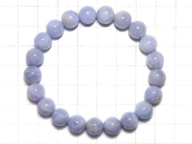 [Video][One of a kind] Hackmanite Round 9mm Bracelet NO.130