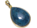 [Video][One of a kind] Blue Apatite AAA- Pendant 18KGP NO.56
