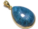 [Video][One of a kind] Blue Apatite AAA- Pendant 18KGP NO.59