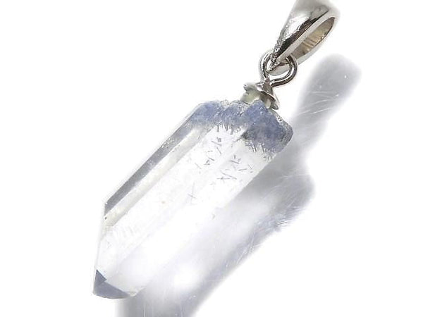 [Video][One of a kind] Dumortierite in Quartz AA++ Pendant Silver925 NO.23