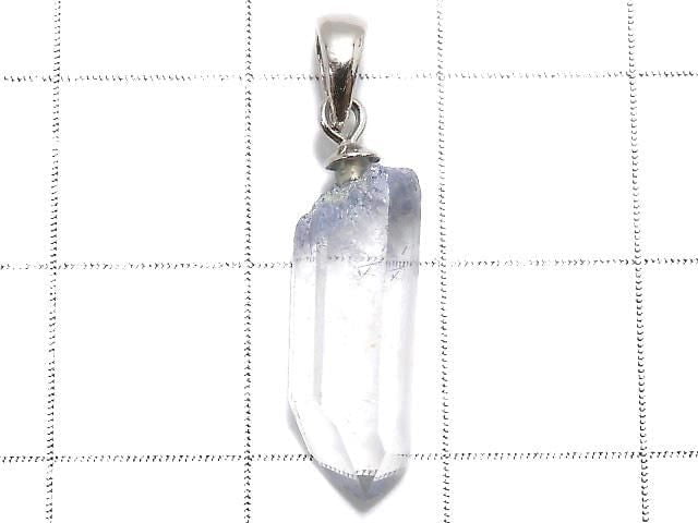 [Video][One of a kind] Dumortierite in Quartz AA++ Pendant Silver925 NO.23