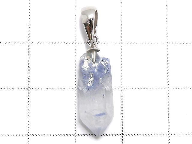 [Video][One of a kind] Dumortierite in Quartz AA++ Pendant Silver925 NO.29