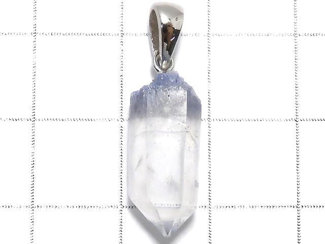 [Video][One of a kind] Dumortierite in Quartz AA++ Pendant Silver925 NO.35