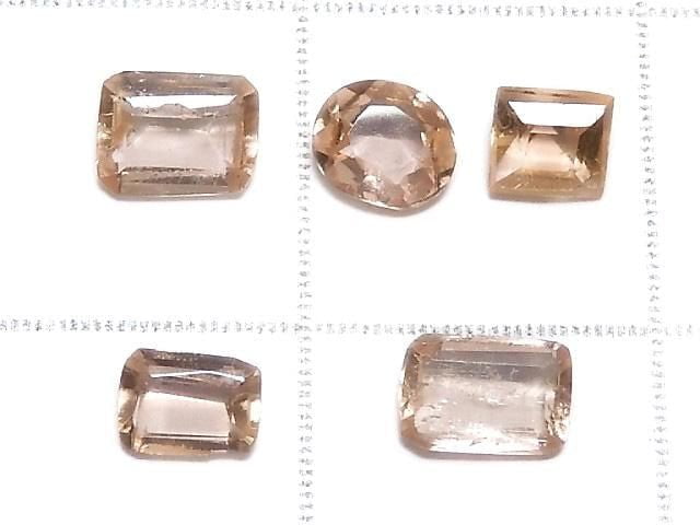 [Video][One of a kind] High Quality Imperial Topaz AAA- Loose stone Faceted 5pcs Set NO.150