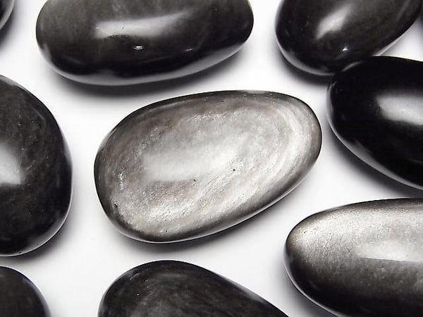 [Video] Silver Obsidian AAA Nugget 3pcs