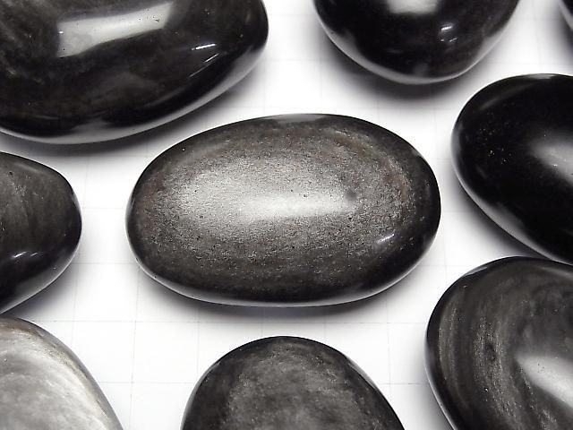 [Video] Silver Obsidian AAA Nugget 3pcs