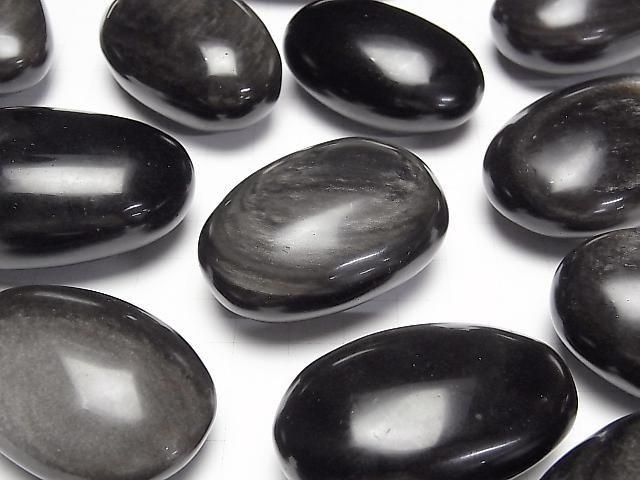 [Video] Silver Obsidian AAA Nugget 3pcs
