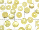 [Video] Yellow Danburite Round Cabochon 6x6mm 1pc