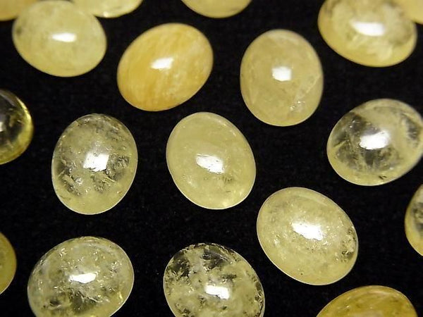 [Video] Yellow Danburite Oval Cabochon 10x8mm 1pc