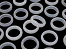 [Video] White Chalcedony Ring [Size 11]-[Size 16] 2pcs