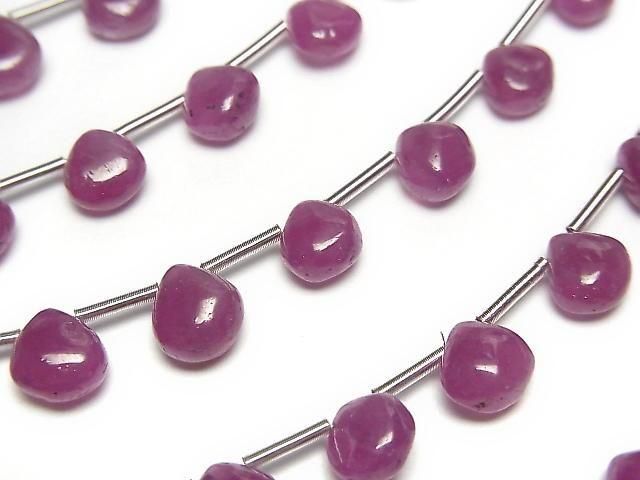 [Video] Ruby AA++ Chestnut (Smooth) half or 1 strand (12pcs)
