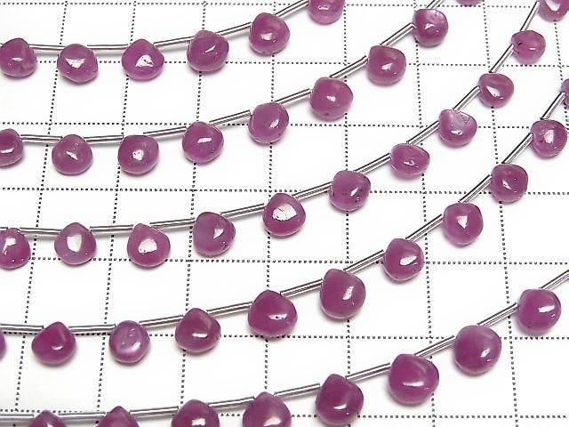 [Video] Ruby AA++ Chestnut (Smooth) half or 1 strand (12pcs)