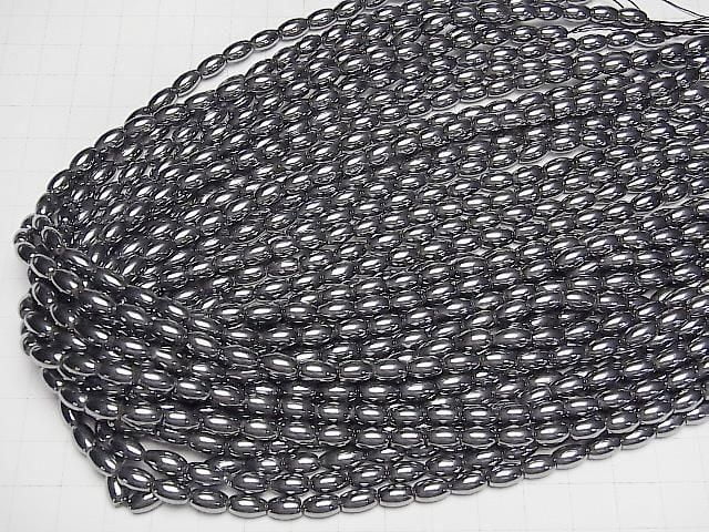 [Video]Terahertz Rice 8x5x5mm 1strand beads (aprx.15inch/38cm)