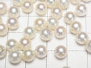 [Video] Japanese Akoya Pearl AAA- Round 6-6.5mm White [Half Drilled Hole] 3pcs