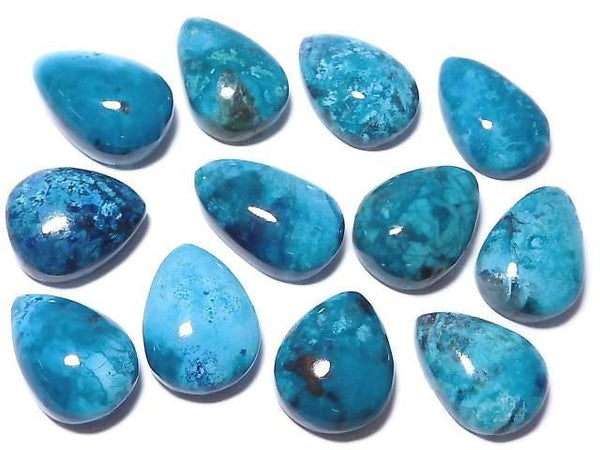 [Video][One of a kind] Chrysocolla AAA Cabochon 12pcs Set NO.140