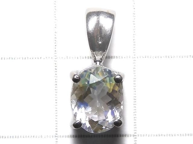[Video][One of a kind] High Quality Andesine Labradorite Pendant Silver925 NO.75