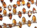[Video]High Quality Madeira Citrine AAA Marquise Faceted 6x3mm half or 1strand (18pcs)