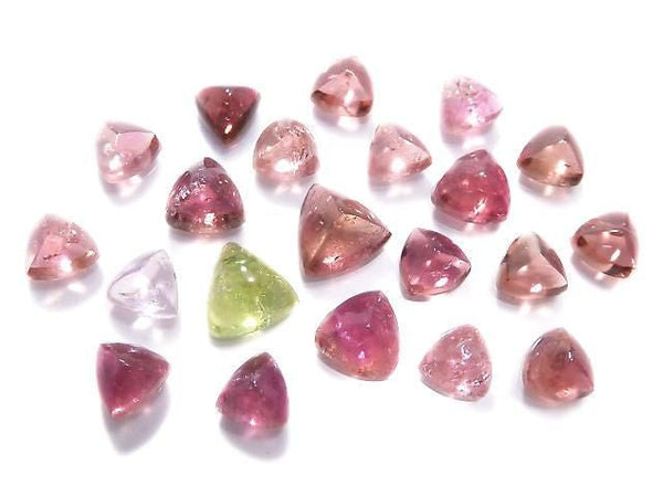 [Video][One of a kind] High Quality Tourmaline AAA Loose stone Sugarloaf Cut 21pcs Set NO.257