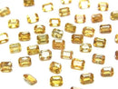 [Video]High Quality Yellow Sapphire AAA Loose stone Rectangle Faceted 4x3mm 3pcs