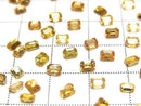 [Video]High Quality Yellow Sapphire AAA Loose stone Rectangle Faceted 4x3mm 3pcs
