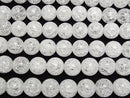 [Video]Cracked Crystal (Smelted Quartz) Round 16mm 1strand beads (aprx.14inch/35cm)