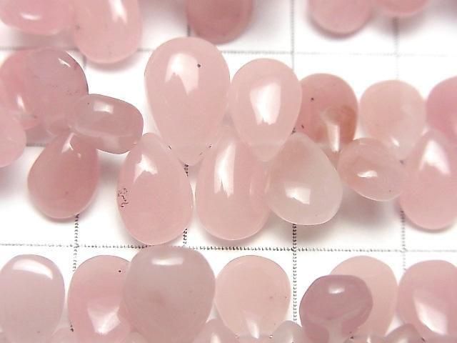 [Video]Guava Quartz AAA- Pear shape (Smooth) half or 1strand beads (aprx.7inch/18cm)