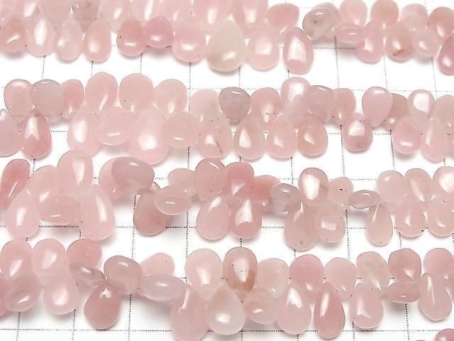 [Video]Guava Quartz AAA- Pear shape (Smooth) half or 1strand beads (aprx.7inch/18cm)