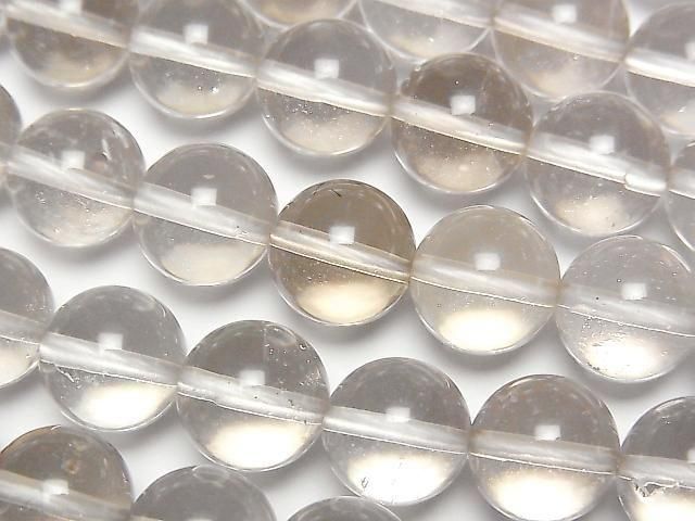[Video] Natural Untreated Smoky Quartz Round 10mm Half or 1strand Beads (approx. 15 inches/36 cm)