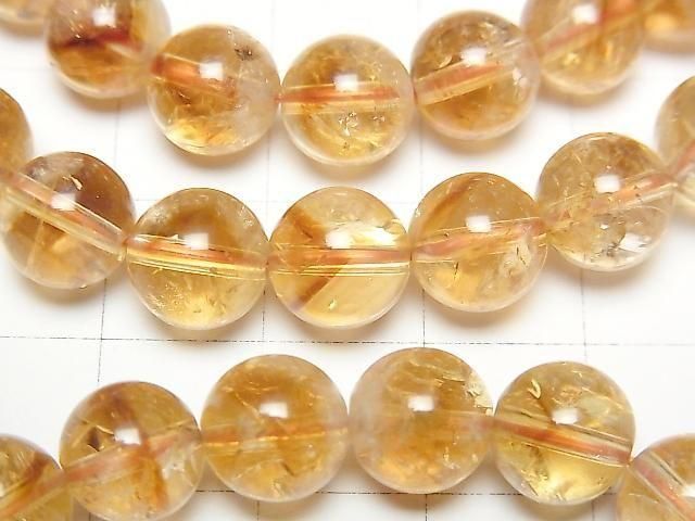 [Video] Brandy Phantom Citrine AAA- Round 8.5mm Bracelet