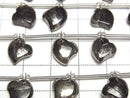 [Video] Matrix Pyrite Heart Shape 1strand (6pcs)