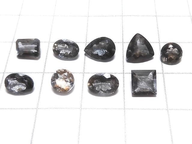 [Video][One of a kind] High Quality Moss Aquamarine AAA Faceted 9pcs Set NO.23