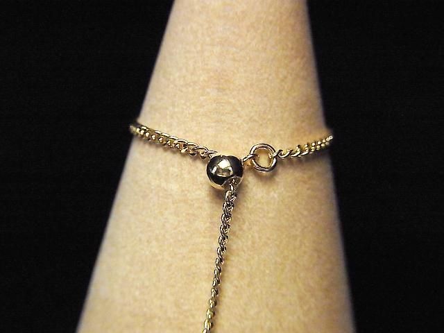 [Video][K10 Yellow Gold] Flat Curb Chain 1.0mm Ring [Free Size] 1pc